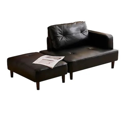 2-3人掛けソファー Ｌ字ソファー　ソファ ソファベッド PUレザー カウチ 自由レイアウト ダイニングソファー オットマン コーナーソファー おしゃれ カウチソファ 5WAY 左右に使える 23,650円