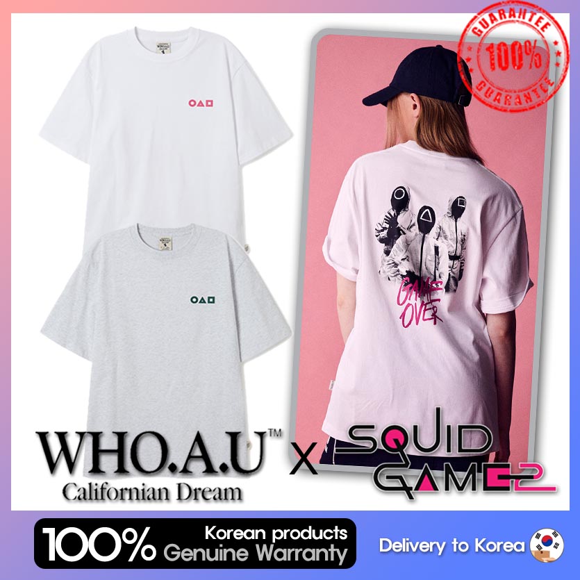 [WAU x SQUID GAME] イカゲームグラフィックTシャツ 2色 Graphic T-Shirt 2color / ユニセックス
