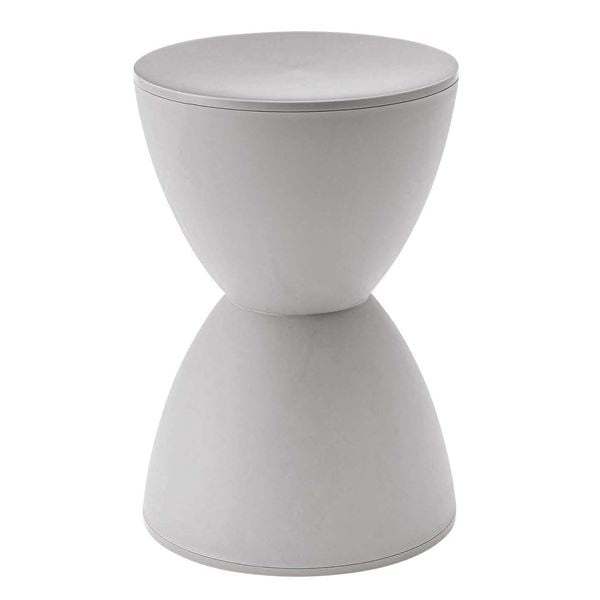 スツール 約φ29.5xH44cm グレー 完成品