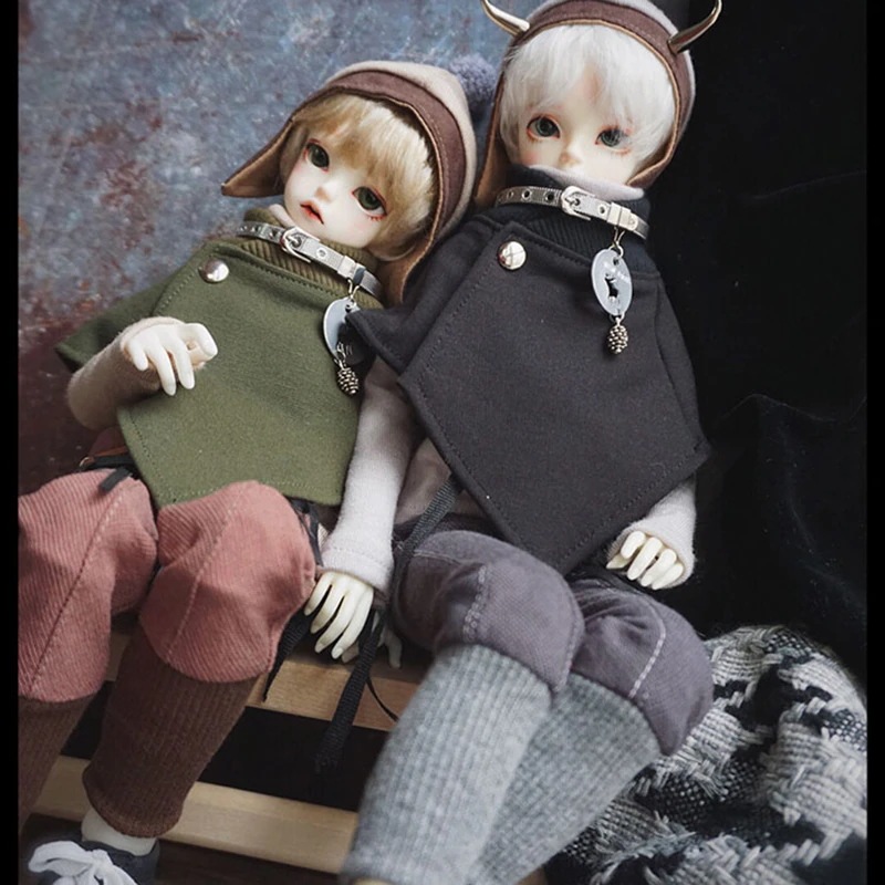 BJDドール用衣装セット 追風セット MSD/幼SDサイズ球体関節人形用 1/4ドール服 1/6ドール服