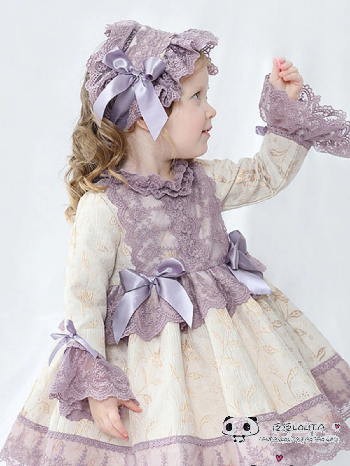 ロリータドレス ロリータ高級子供服長袖プリンセスドレス期間限定30%