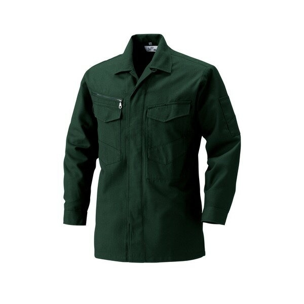 ベストセラー 村上被服製 ５Lサイズ 深緑（ふかみどり） 2301シャツ サージ素材の作業着 その他