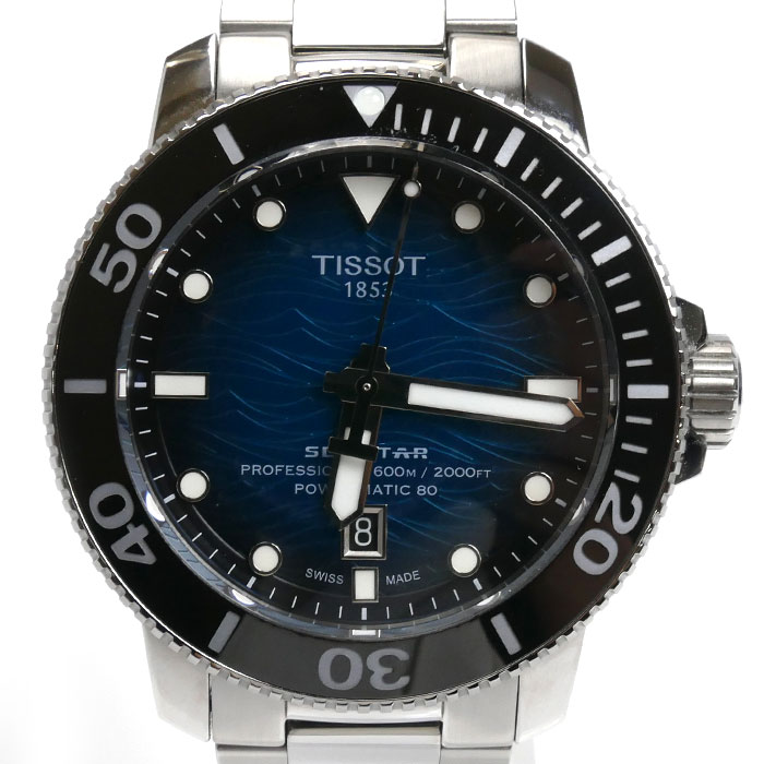 TISSOT ティソ シースター2000プロフェッショナル 腕時計 自動巻き T120.607.11.041.00 メンズ 中古 美品