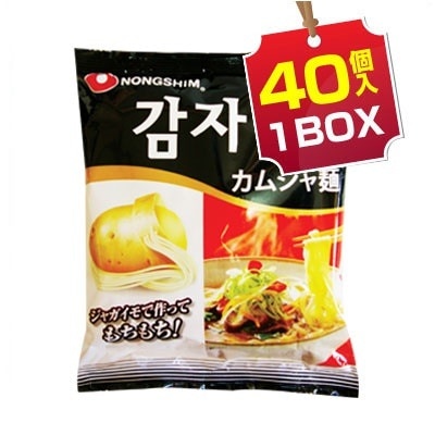 【まとめ買いがお得】 ジャガイモ麺 じゃがいもラーメン 1BOX=117g×40個入 韓国ラーメン インスタントラーメン 韓国食品
