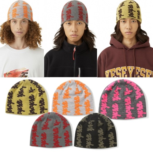 Doodled Jacquard Beanie