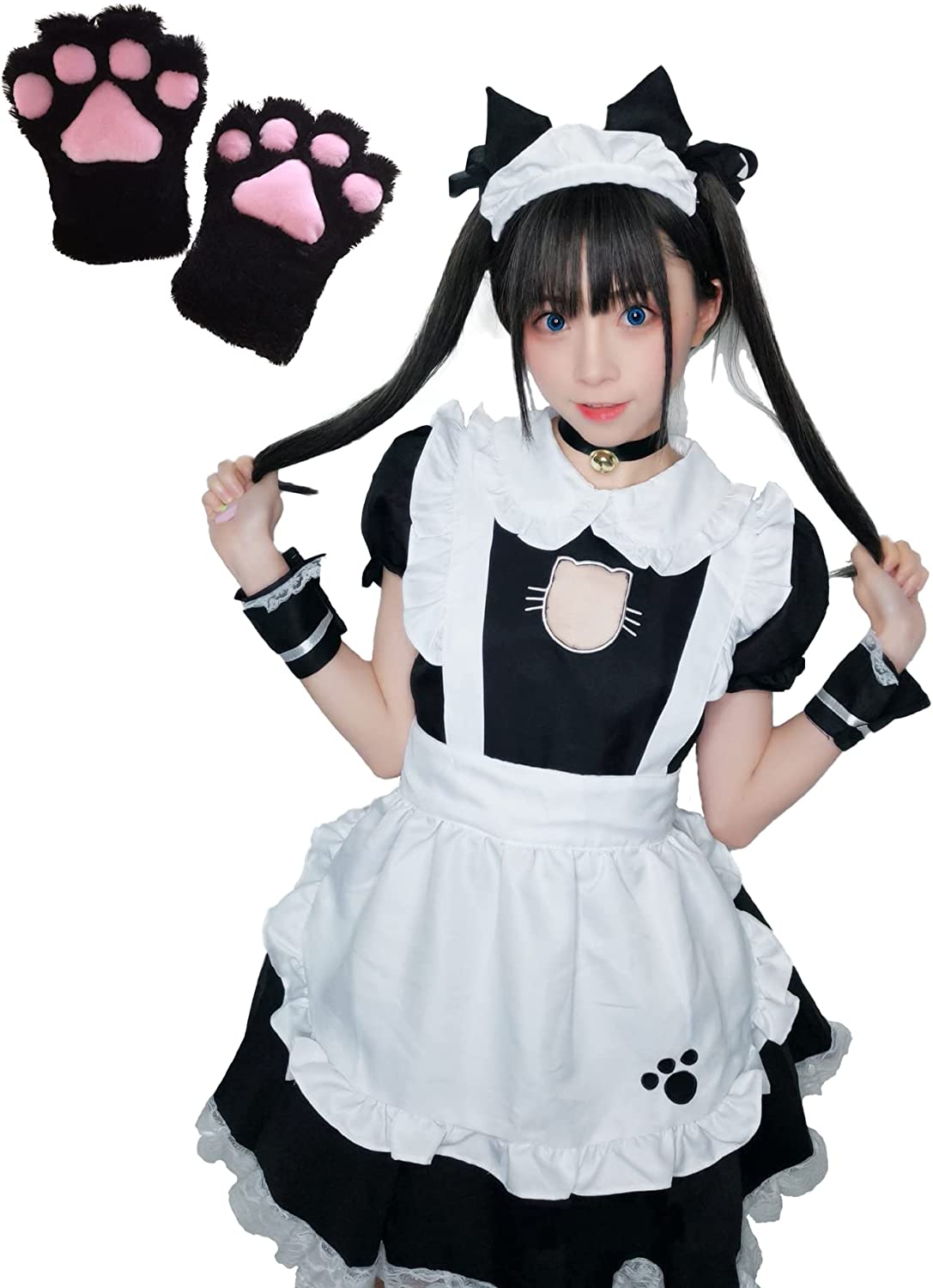 新品未使用】メイド コスプレ メイド服 パステルカラー コンカフェ