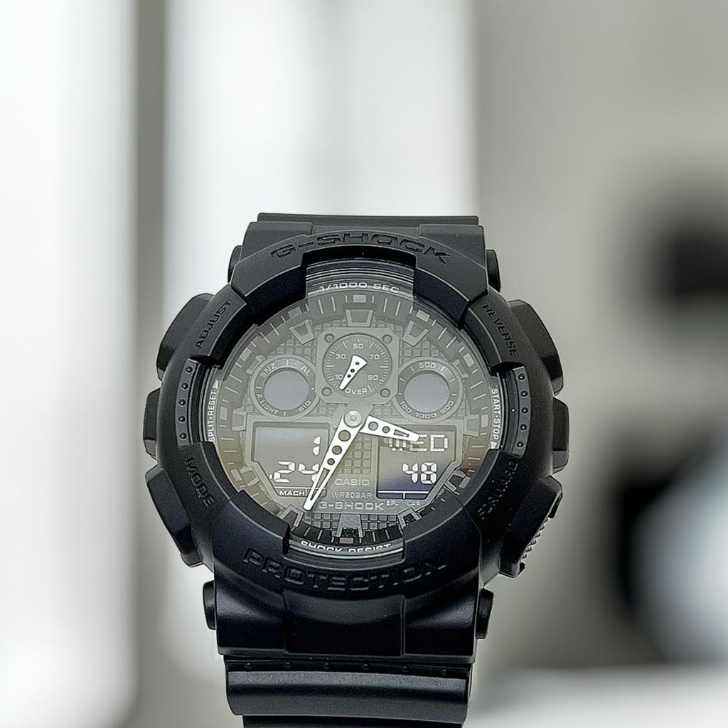 カシオ CASIO 腕時計 G-SHOCK ジーショック 永遠の定番シリーズ オールブラック GA-100-1A1JF メンズ腕時計