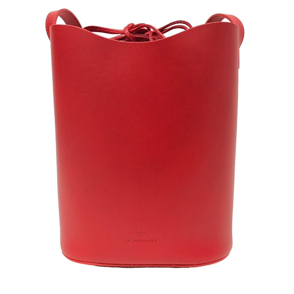 レザー ショルダーバッグ レッド レディース ブランド