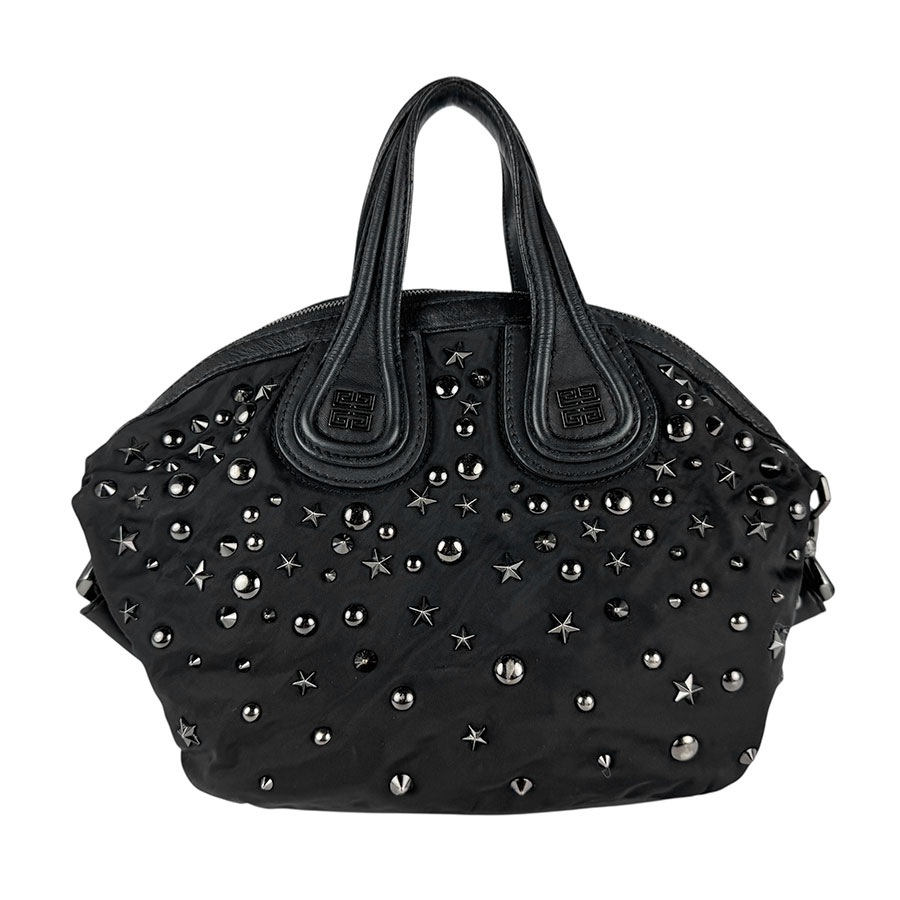 ジバンシィ GIVENCHY ハンドバッグ ショルダーバッグ ナイチンゲール ナイロン ブラック レディース z6683