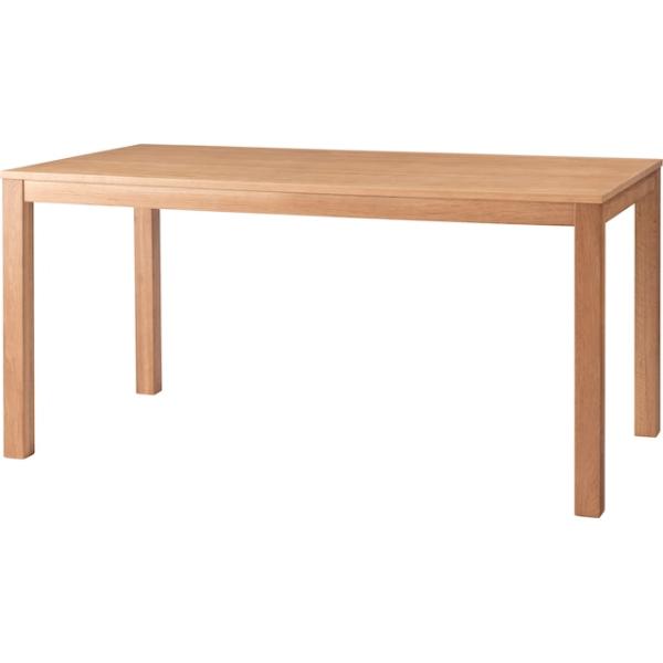 オークの直線的でシンプルモダンなダイニングテーブル 150cm form モダン 北欧 ダイニング キッチン ダイニングキッチン テーブル