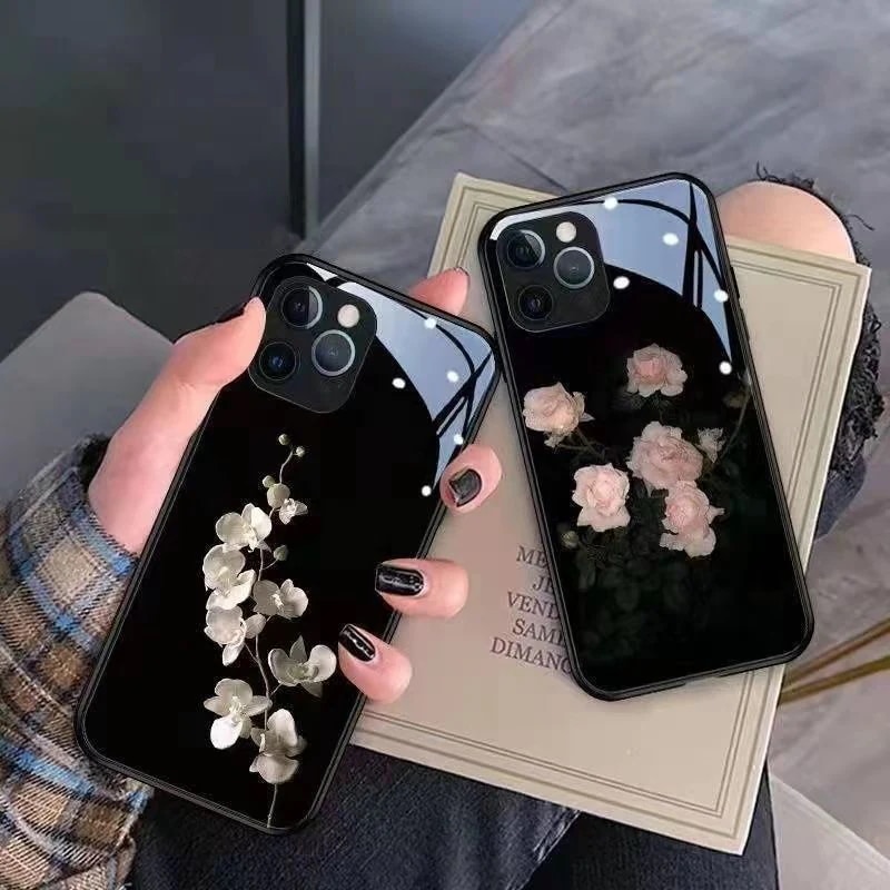 プレミアム フルカバー 11 ケース 13 アップル スマホポーチスマホケースプリーツローズ スマホケース