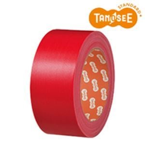 （まとめ）布テープ 50mmx25m 赤 30巻