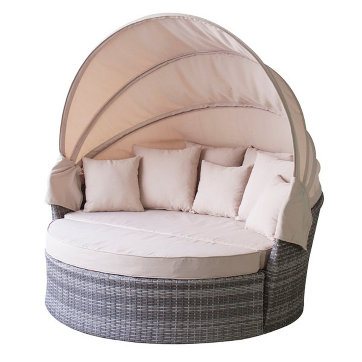 デイベッドソファ＆テーブルセット ソファ・チェア アルミ ポリエチレン ポリエステル ウレタンフォーム テーブル アルミ ポリエチレン 強化ガラス 5mm