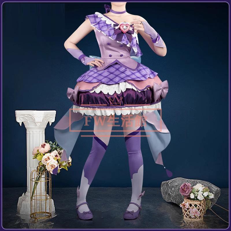 短纳期激.安!価!キミとアイドルプリキュア 紫雨こころ しぐれこころ キュアキュンキュン Cure Kyun Kyun 変身後 コスプレ衣装 学園祭 撮影 変装活動 仮装