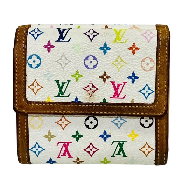 ルイヴィトンマルチカラー ポルトモネビエカルトクレディ M92983 財布 2つ折り財布【中古】