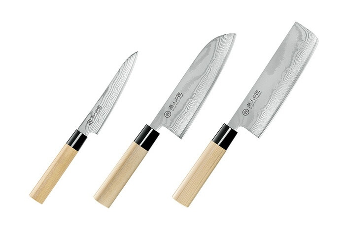燕人の匠 三徳包丁165mm＆菜切包丁165mm＆ペティナイフ130mm