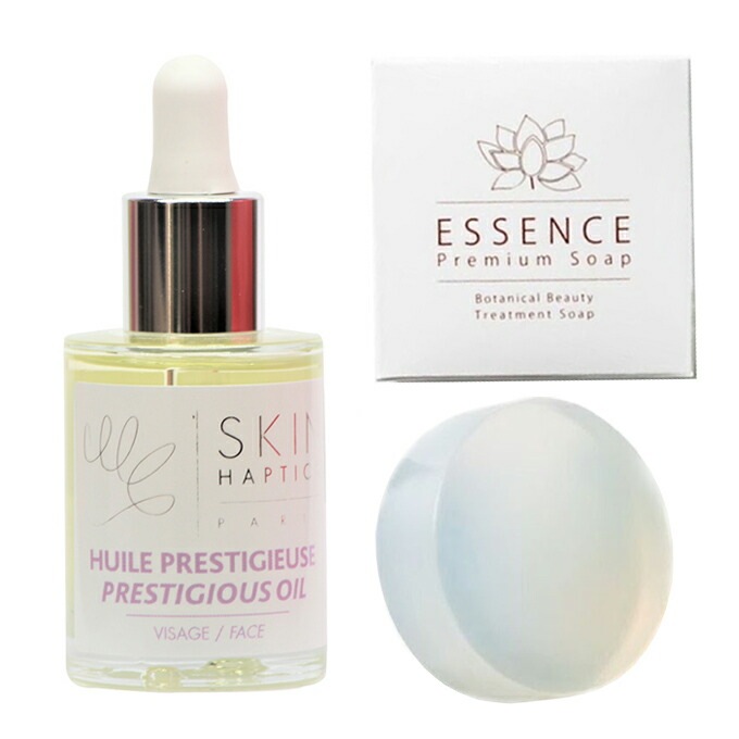 （オイル＋石鹸）スキンハプティクス デリケートオイルセラム30ｍｌ＋エッセンス プレミアム ソープ100ｇ　【正規品保証】 　 デリケート専用ソープ　スキンハプテ