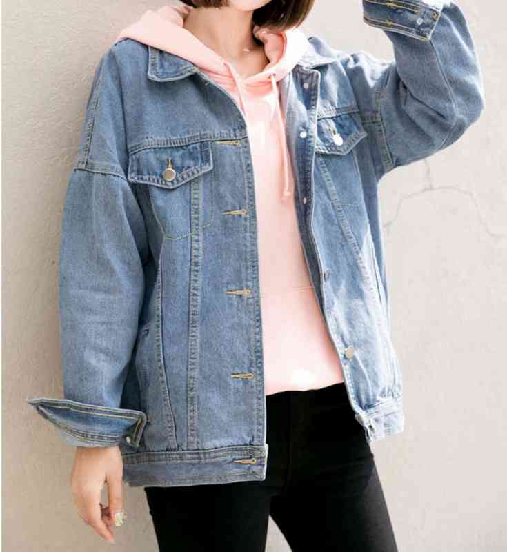 デニムジャケット レディース 40代 オーバーサイズ 冬 デニム 軽い 人気 ジャケット 50代 おしゃれ デニムシャツ ノーカラー トップス かわいい Gジャン ブランド ブルゾン 秋 パーカー 2