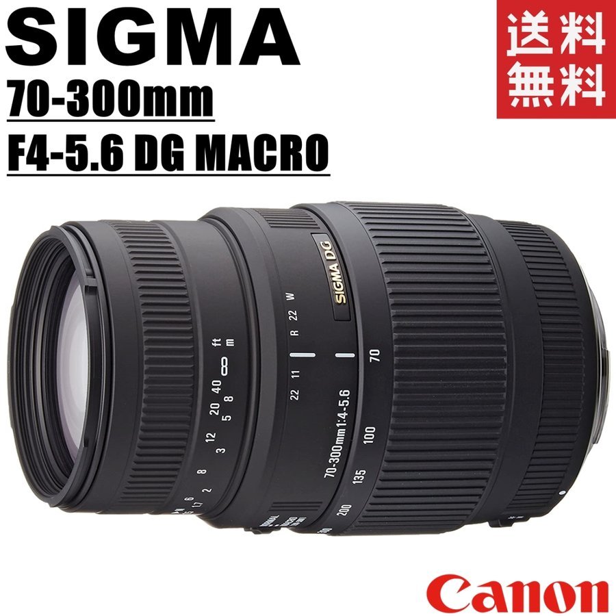 70-300mm F4-5.6 DG MACRO キヤノン用 望遠ズーム レンズ カメラ 中古