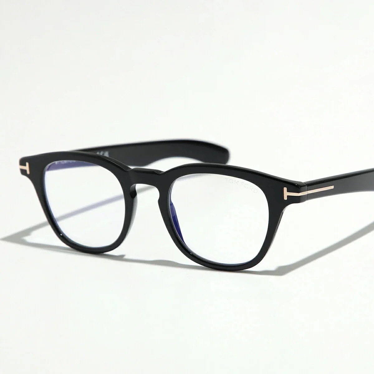 TOM FORD トムフォード メガネ TF5976-B FT5976-B レディース ウェリントン型 フルリム セルフレーム 黒縁 ブルーライトカット ロゴ 27,867円