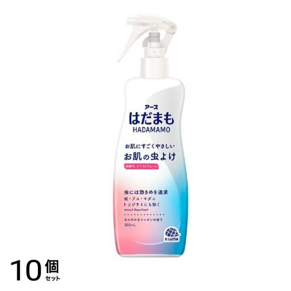 アース お肌の虫よけ はだまも ミスト シャボンの香り 200mL 10個セット