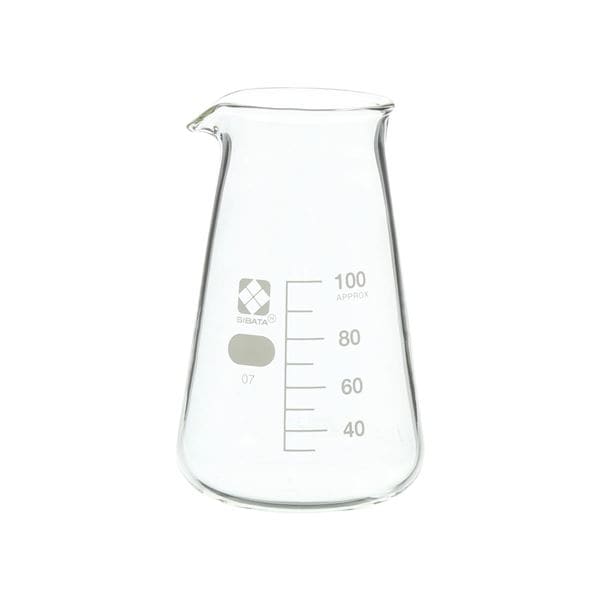 コニカルビーカー 目安目盛付 100mL 10入 [010050-100A]