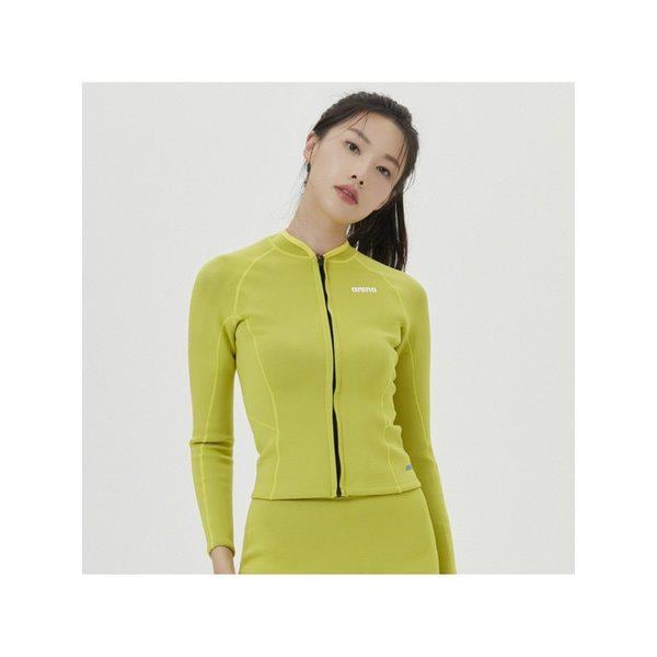 ウェーブ レジャー ネオプレン ジップアップ ラッシュガード A4BL1QR91YEL