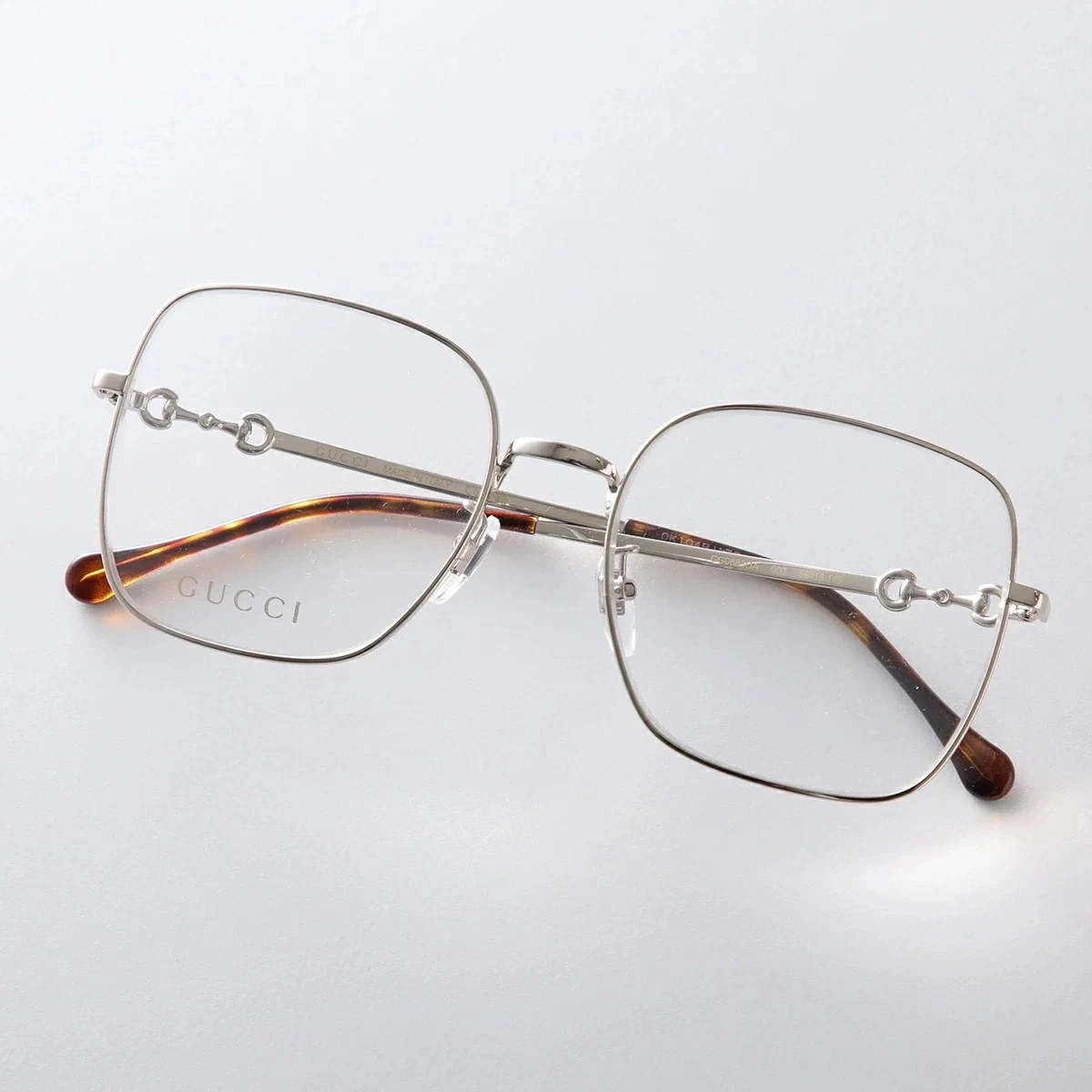 GUCCI グッチ メガネ GG0883OA レディース メンズ ウェリントン型 メタルフレーム 細フレーム フルリム クリングスタイプ ロゴ アイウェア 003