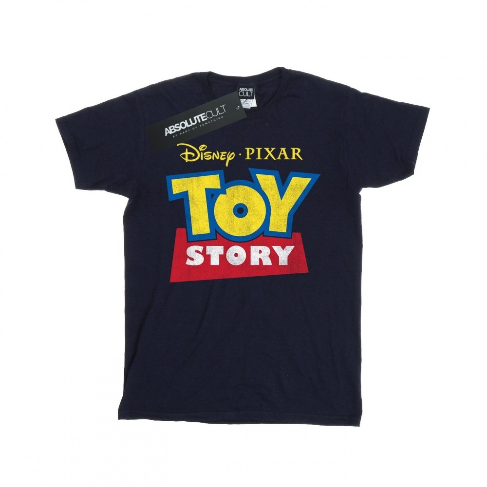 (英国より直送) Disney メンズトイストーリーロゴ T シャツ