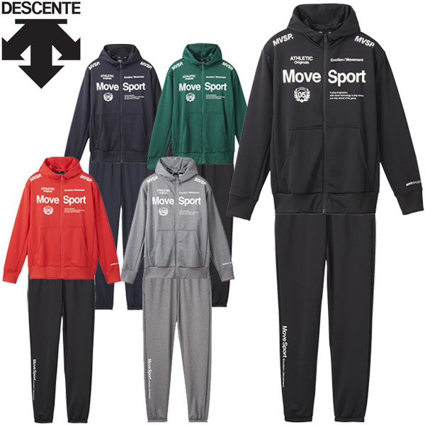 デサント DESCENTE 上下セット ライトスムーススウェット オーセンティックロゴ フーディー テーパードジョガーパンツ ST4FSW41M 12,959円