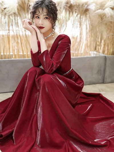 [Qoo10] ロングドレス 結婚式 ワンピース 上品 : レディース服