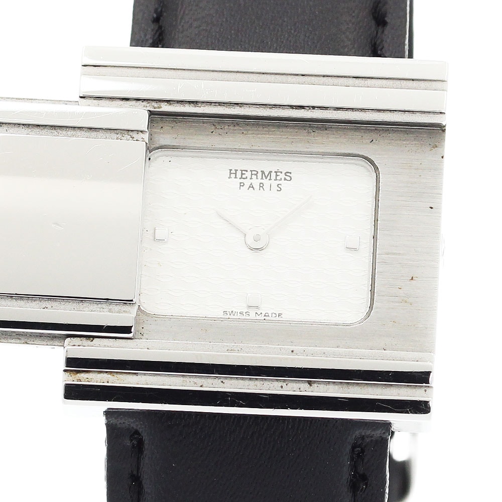 エルメス HERMES GL1.510 グリザード クォーツ レディース _921713【中古】