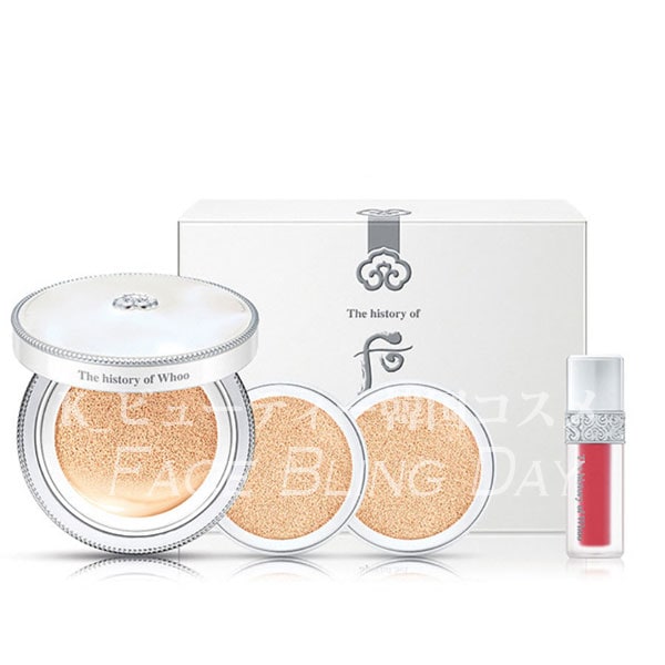 拱辰享(ゴンジンヒャン) 雪　美_白 水分光 クッション企画セット SPF50+/PA+++