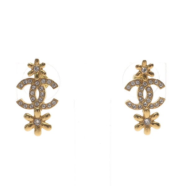 Qoo10] CHANEL 【新品同様】ココマーク ピアス F23A