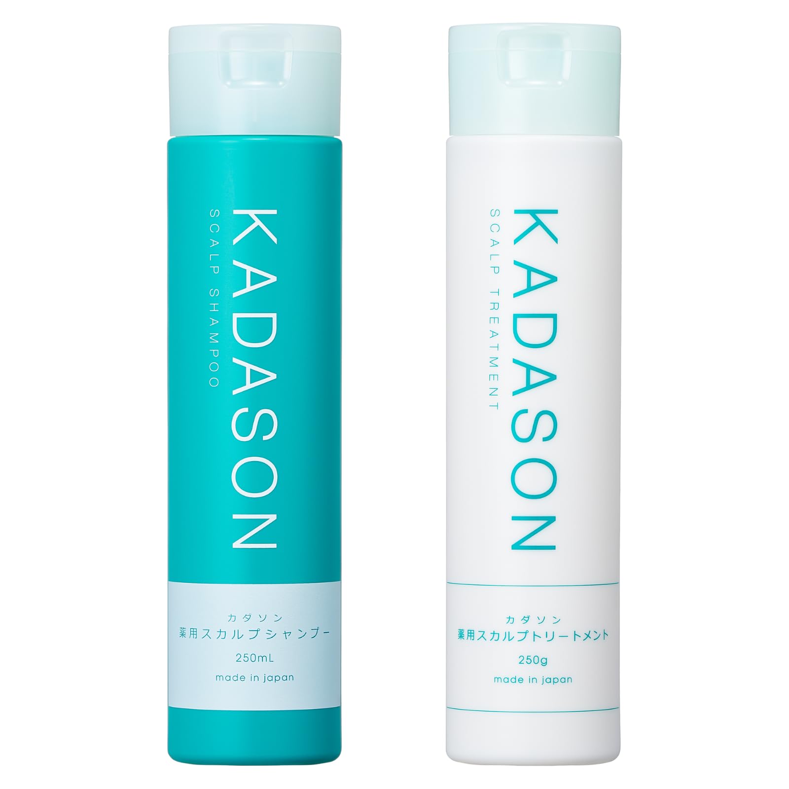 [医薬部外品] カダソンスカルプシャンプー＆トリートメント／脂漏性のフケかゆみにKADASON／初めての方にオススメのセット（各250mL日本製）