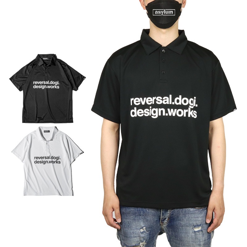 ポロシャツ 半袖 rvddw 速乾 ドライ メンズ レディース ブランド 大きいサイズ 黒 白 人気