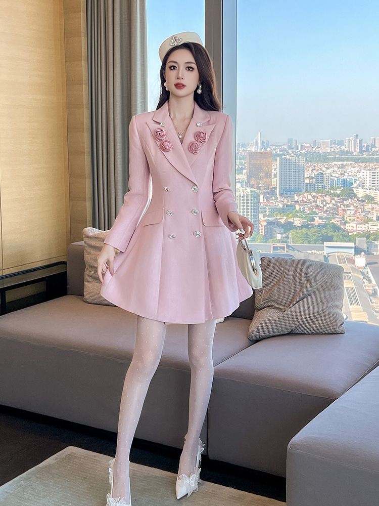 【JY.上品】 スーツワンピース 秋冬 ショート ドレス パーティー キャバ 大人 同窓会 披露宴 卒業式 結婚式 成人式 ウェディング 二次会 メガ割