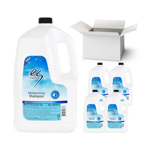 エラスチン モイスチャライジング シャンプー 4.2kg (1箱X4個) (贈呈品なくなり次第贈呈終了)