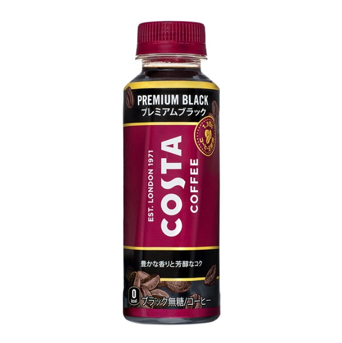 コカ・コーラ【2ケース】コスタコーヒー プレミアムブラック 265mlPET（24本入*2)