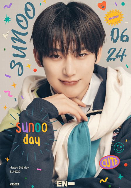 ENHYPEN ソヌ(SUNOO)の直筆サイン入りCDブックレット｜CD - K