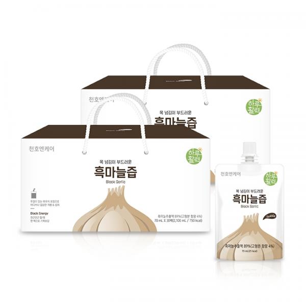 チョンホエンケア 喉越しがなめらかな黒にんにく汁 천호엔케어 목 넘김이 부드러운 흑마늘즙