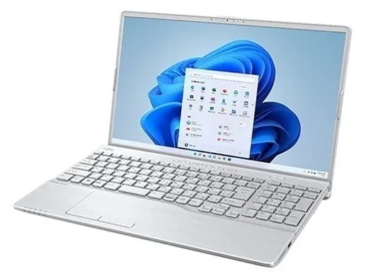 FMV LIFEBOOK AH50/H1 FMVA50H1S [ファインシルバー] ノートパソコン(15.6型/AMD Ryzen 7 5700U/16GB/256GB/win 11/OFFICE)