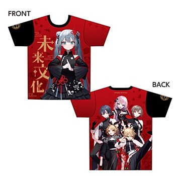 【新品/公式】 初音ミク シリーズ_Mサイズ_39Culture 2023 EXTRA COSPLAY フルグラフィックTシャツ 公式グッズ 公式ライセンス colleize コレイズ アニメ キャラ
