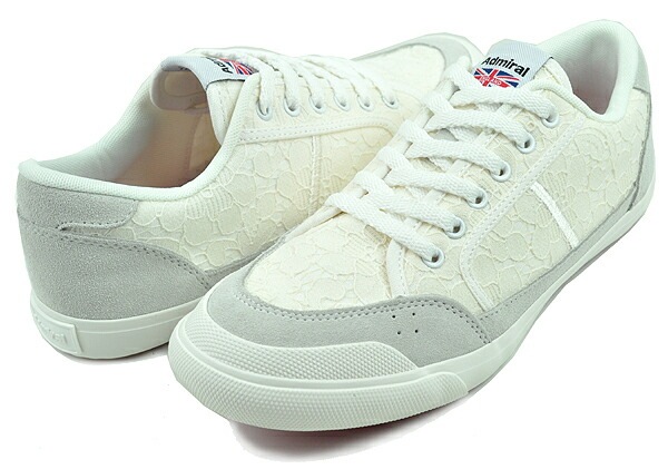 イノマー フラワー AD607 花柄 レディース スニーカー ホワイト 133607-61