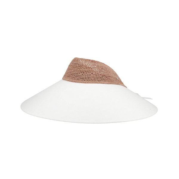 HAT50610 NUOW ロザリー ヌガ オフホワイト バイザー サンキャップ