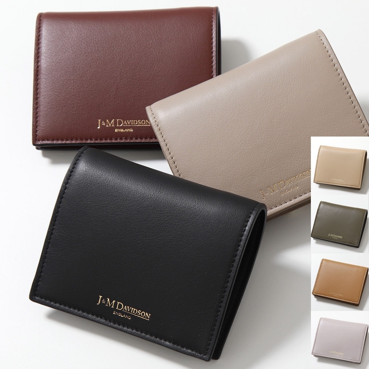 J&M DAVIDSON 二つ折り財布 BI-FOLD WALLET バイ-フォルド ウォレット SBFW-0XX-SCXX レディース レザー スモール ミニ