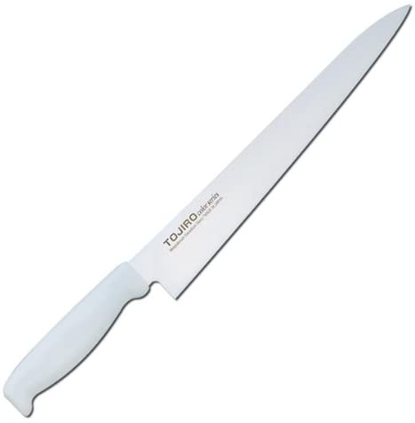 藤次郎 TOJIROカラー筋引き包丁 27cm ホワイト F-124W