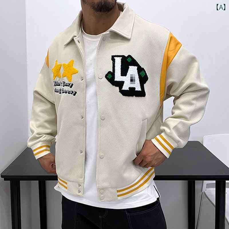 メンズ トレンドマイクロ シルエット カラーパッチ 柄 スリム ジャケット ジャケット トップスス 秋冬