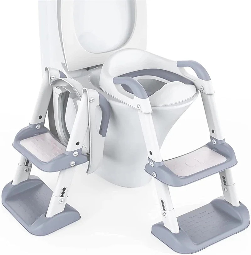 【急速出荷!】補助便座 子供トイレ トレーニングトイレ 練習 折りたたみ クッション付 高さ調節可能 PUマット付き 折りたたみ式 トイレ便座
