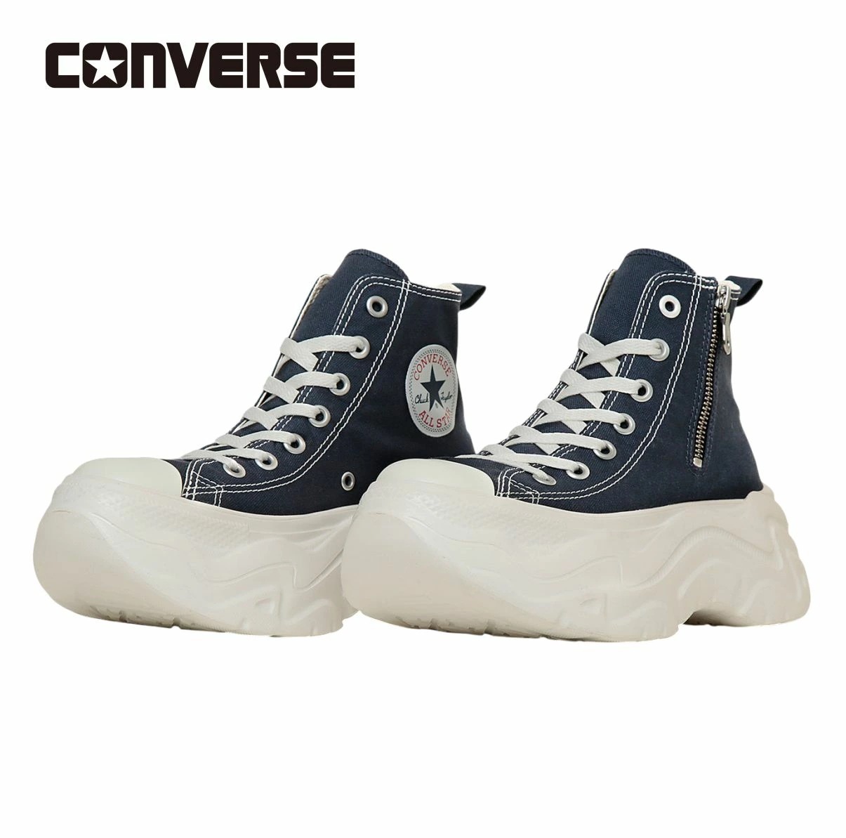 ALL STAR CITYHIKE Z HI オールスター シティハイク ジップ ダークネイビー ネイビー 紺 レディース スニーカー 厚底 靴